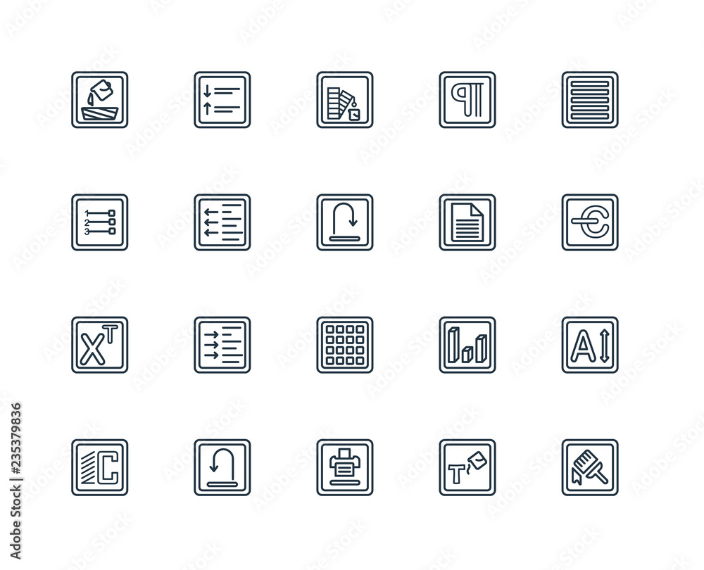 Set Of 20 Universal Editable Icons. Includes Elements Such As Br Set Of 20 Universal Editable Icons. Includes Elements Such As Br