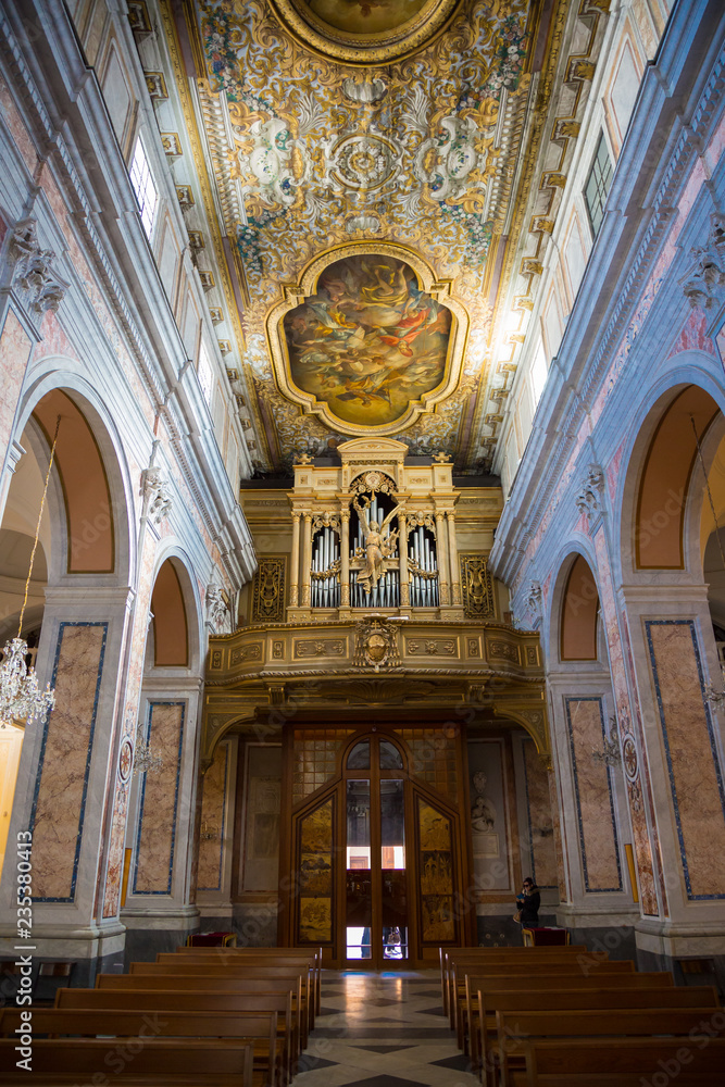 central fresco of the church of Positano