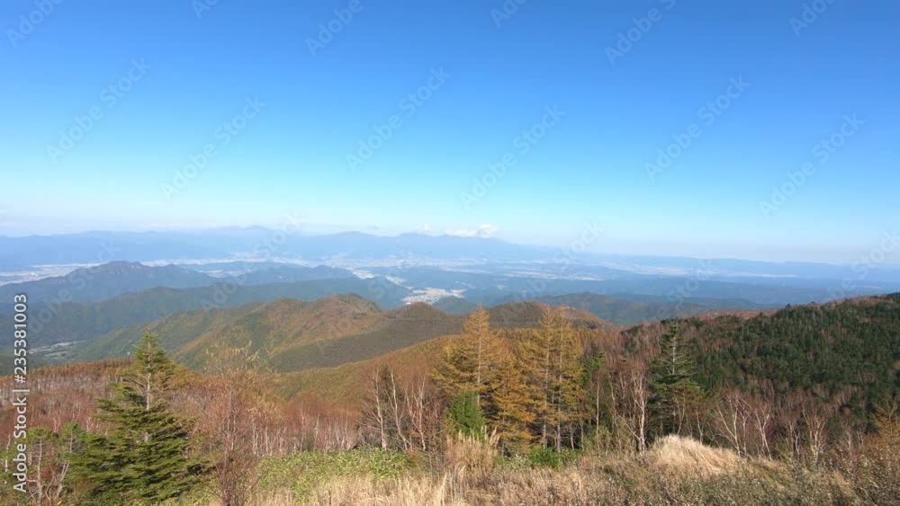 美ヶ原高原の紅葉 美ヶ原高原の紅葉