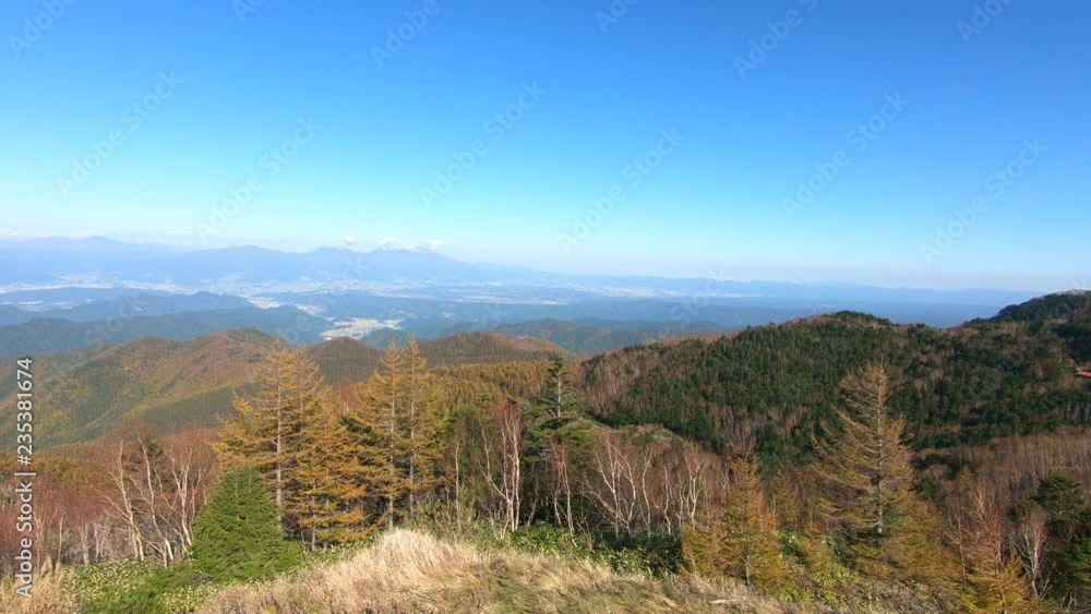 美ヶ原高原の紅葉 美ヶ原高原の紅葉