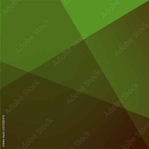 Green abstract geometric background