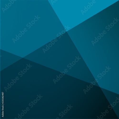 Medium blue abstract geometric background