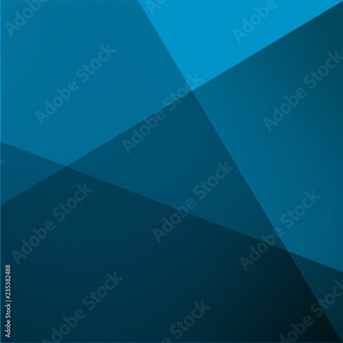 Blue abstract geometric background