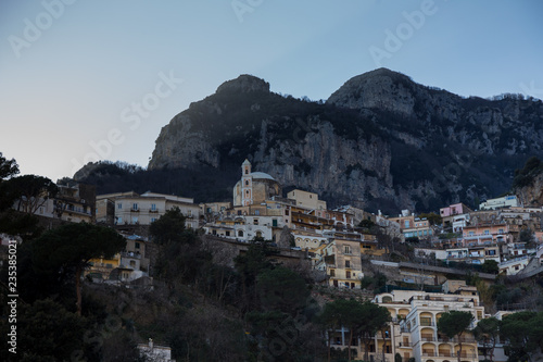 The colored houses positano