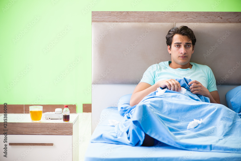 Man suffering from sleeping disorder and insomnia Man suffering from sleeping disorder and insomnia