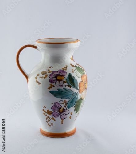 Water jug Italian porcelain