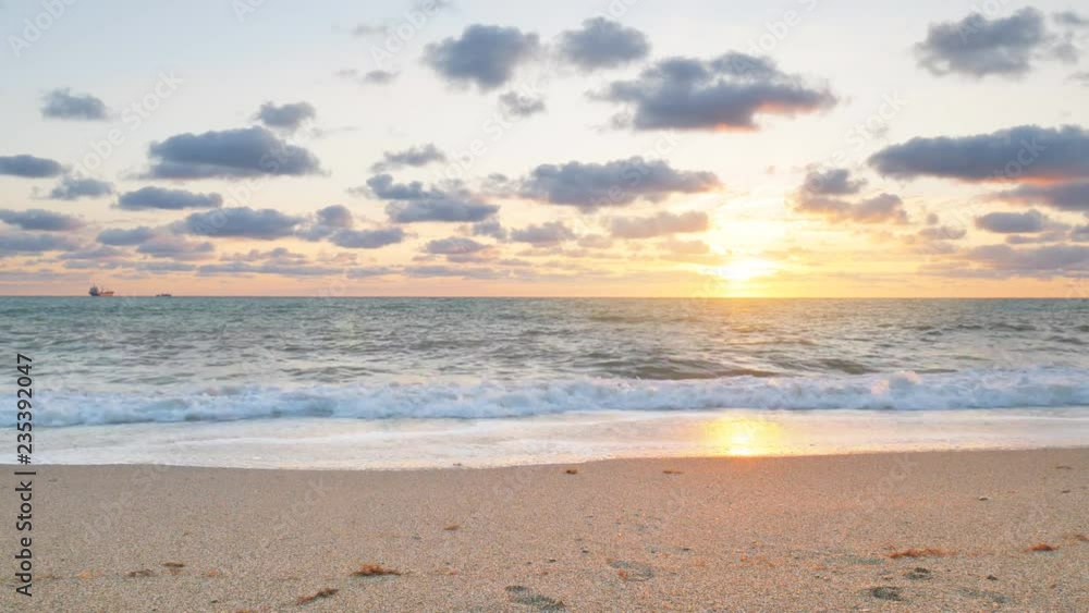 Beautiful wave seascape. Sundown on the sea shore. Nature composition. Beautiful wave seascape. Sundown on the sea shore. Nature composition.