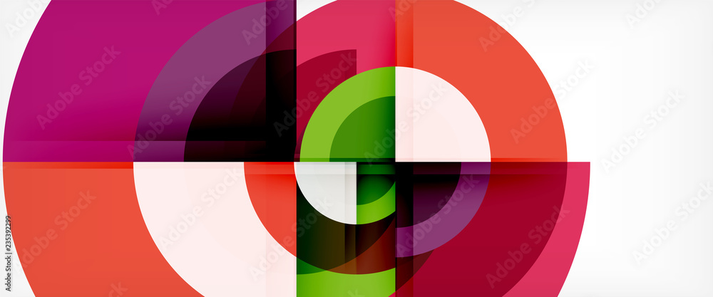 Multicolored round shapes abstract background Multicolored round shapes abstract background