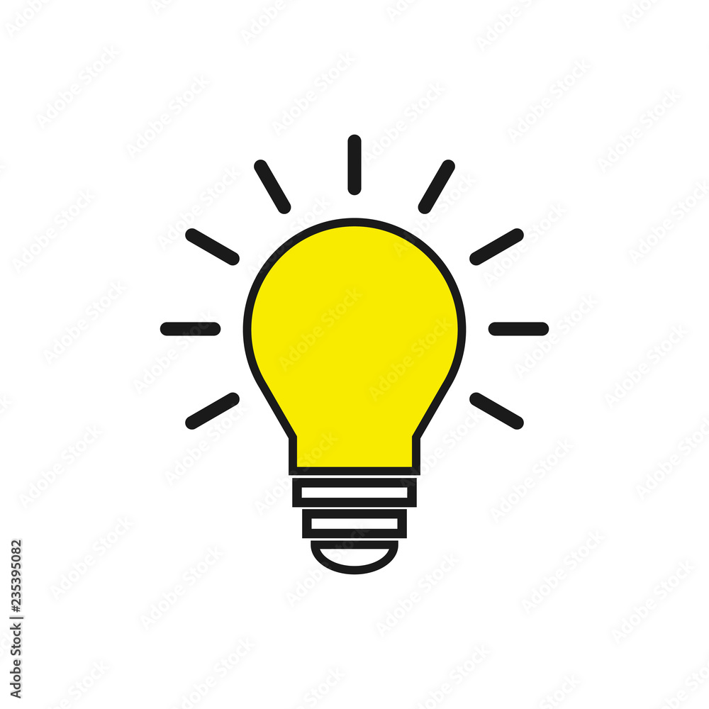 Light Bulb icon. Light Bulb line icon vector. Light Bulb icon. Light Bulb line icon vector.