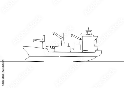 cargo transport ship