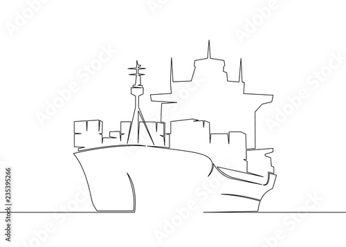 cargo transport ship