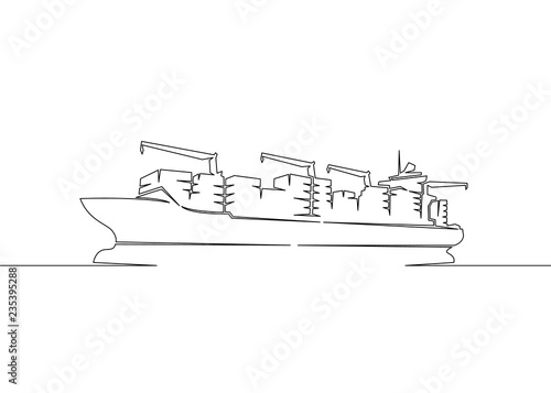 cargo transport ship