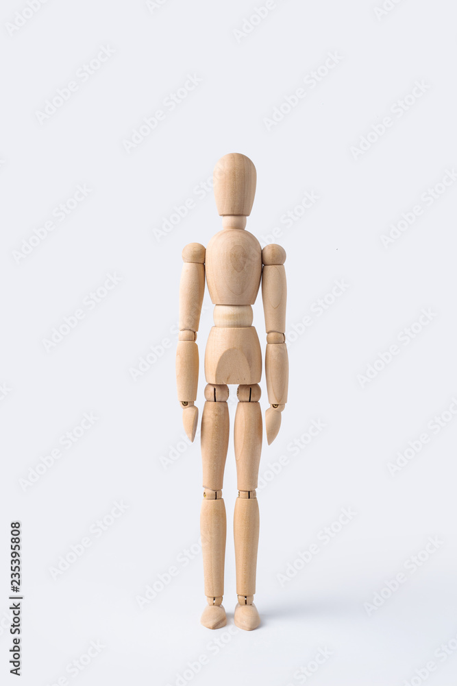 stand wooden mannequin isolated on white background stand wooden mannequin isolated on white background