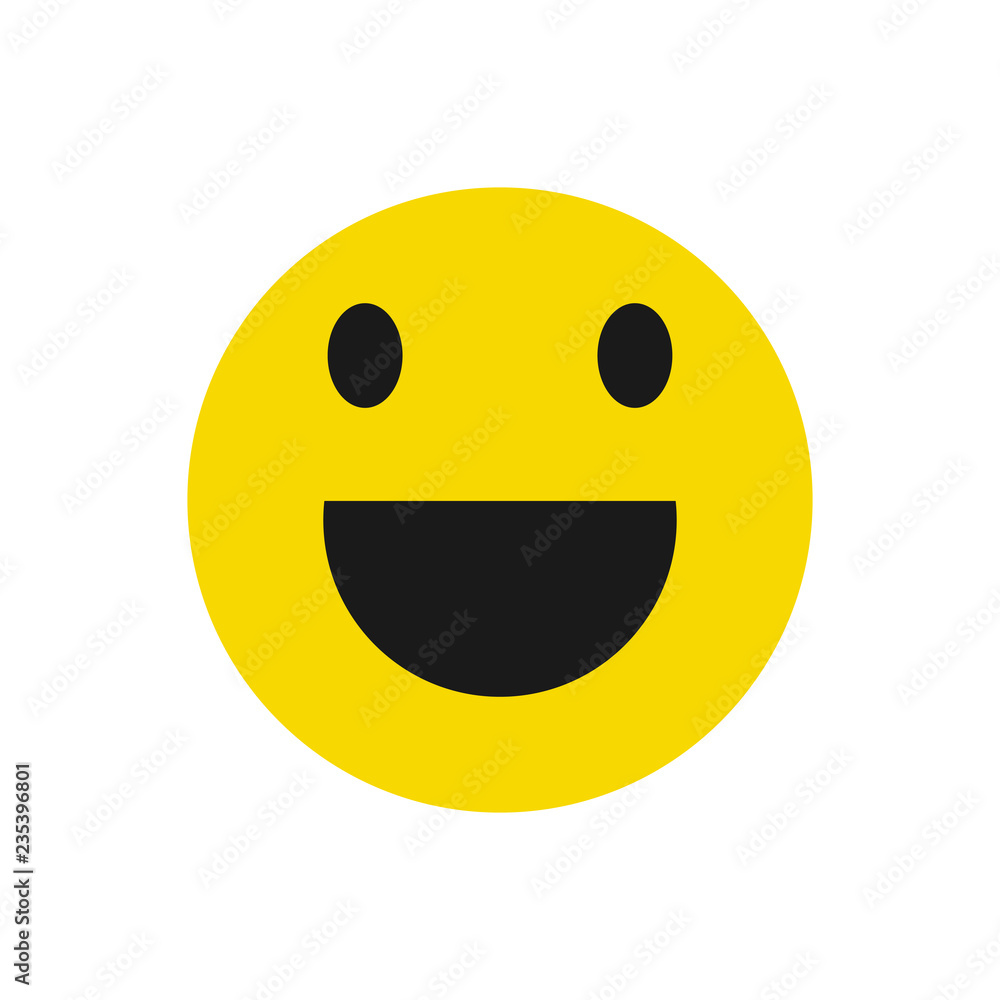 Fototapeta premium Smile icon. Happy face symbol.Smile icon for your web design.
