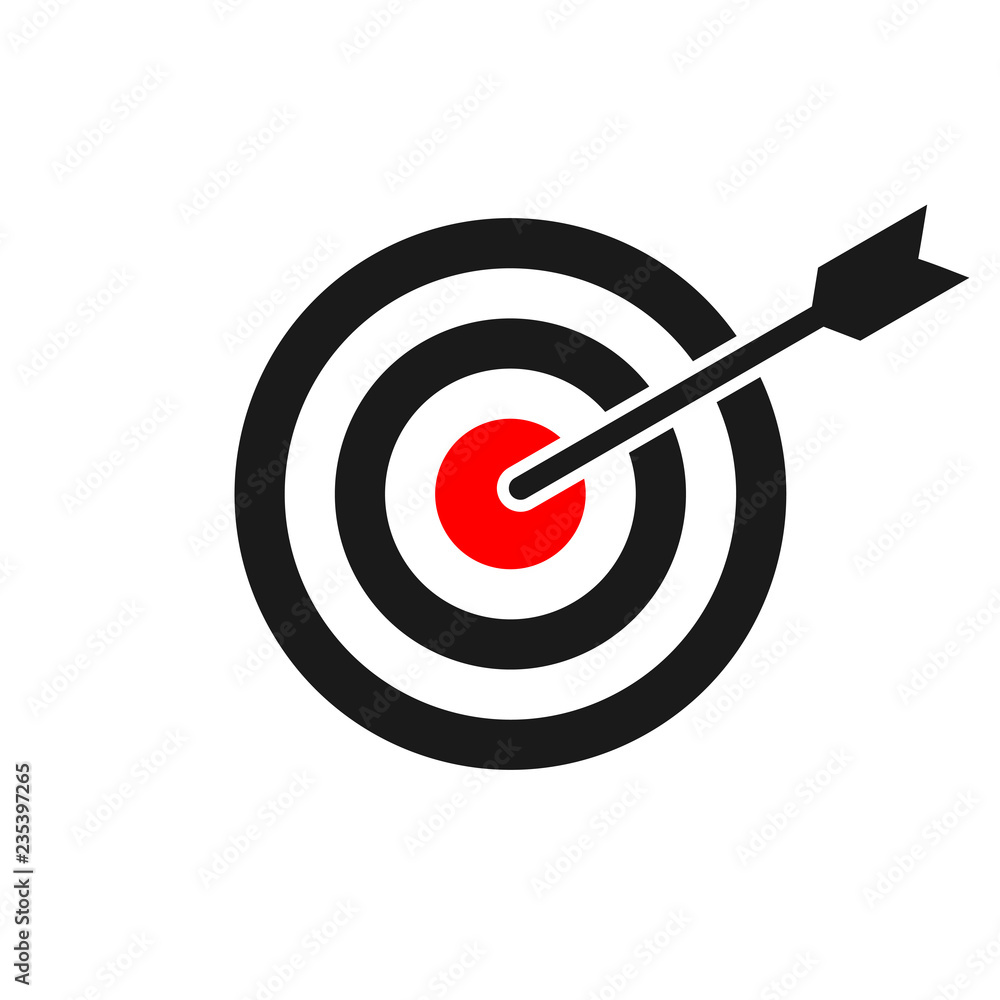 Target Icon vector. Icon marketing target graphic design single icon vector illustration Target Icon vector. Icon marketing target graphic design single icon vector illustration