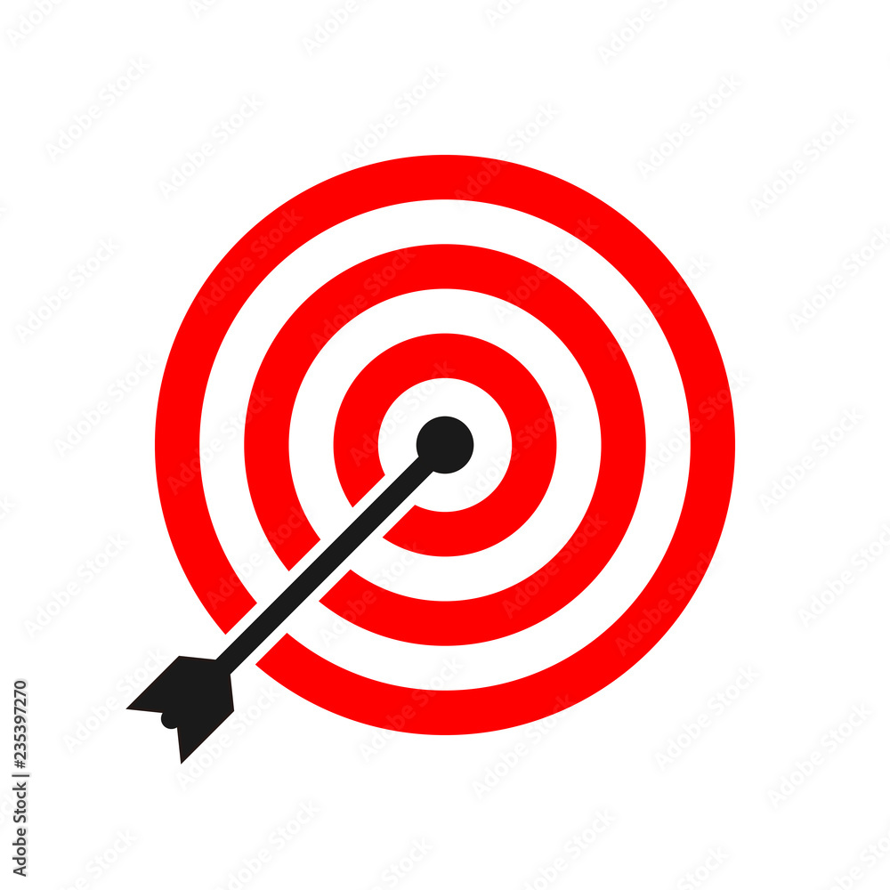 Target Icon vector. Icon marketing target graphic design single icon vector illustration 