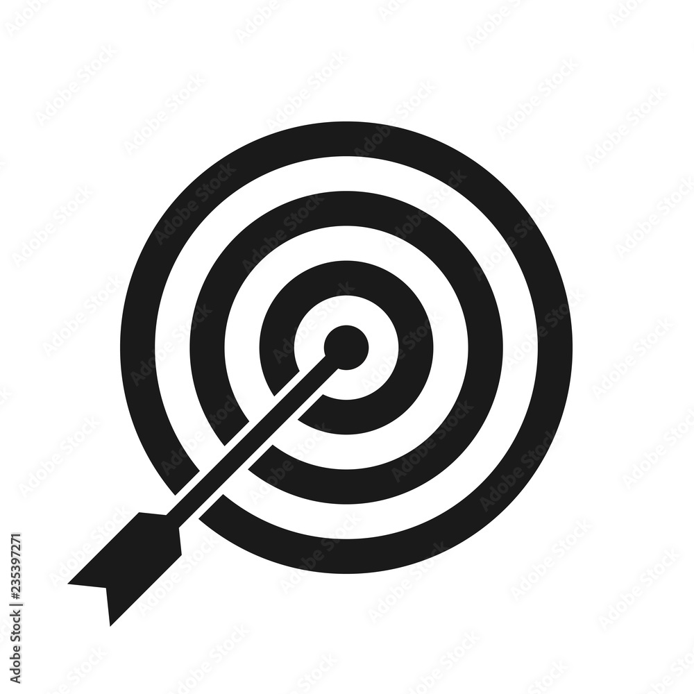 Target Icon vector. Icon marketing target graphic design single icon vector illustration Target Icon vector. Icon marketing target graphic design single icon vector illustration