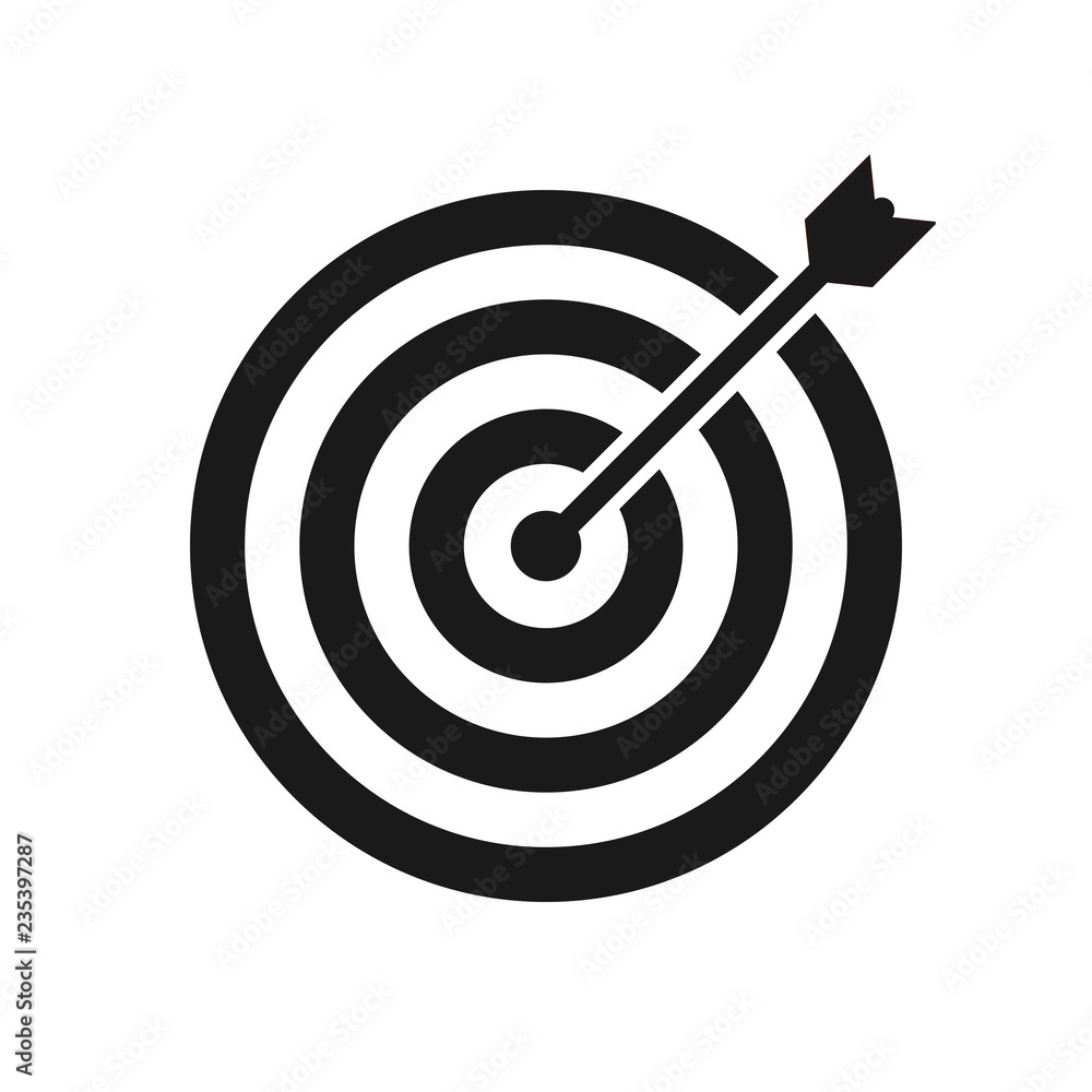Target Icon vector. Icon marketing target graphic design single icon vector illustration Target Icon vector. Icon marketing target graphic design single icon vector illustration