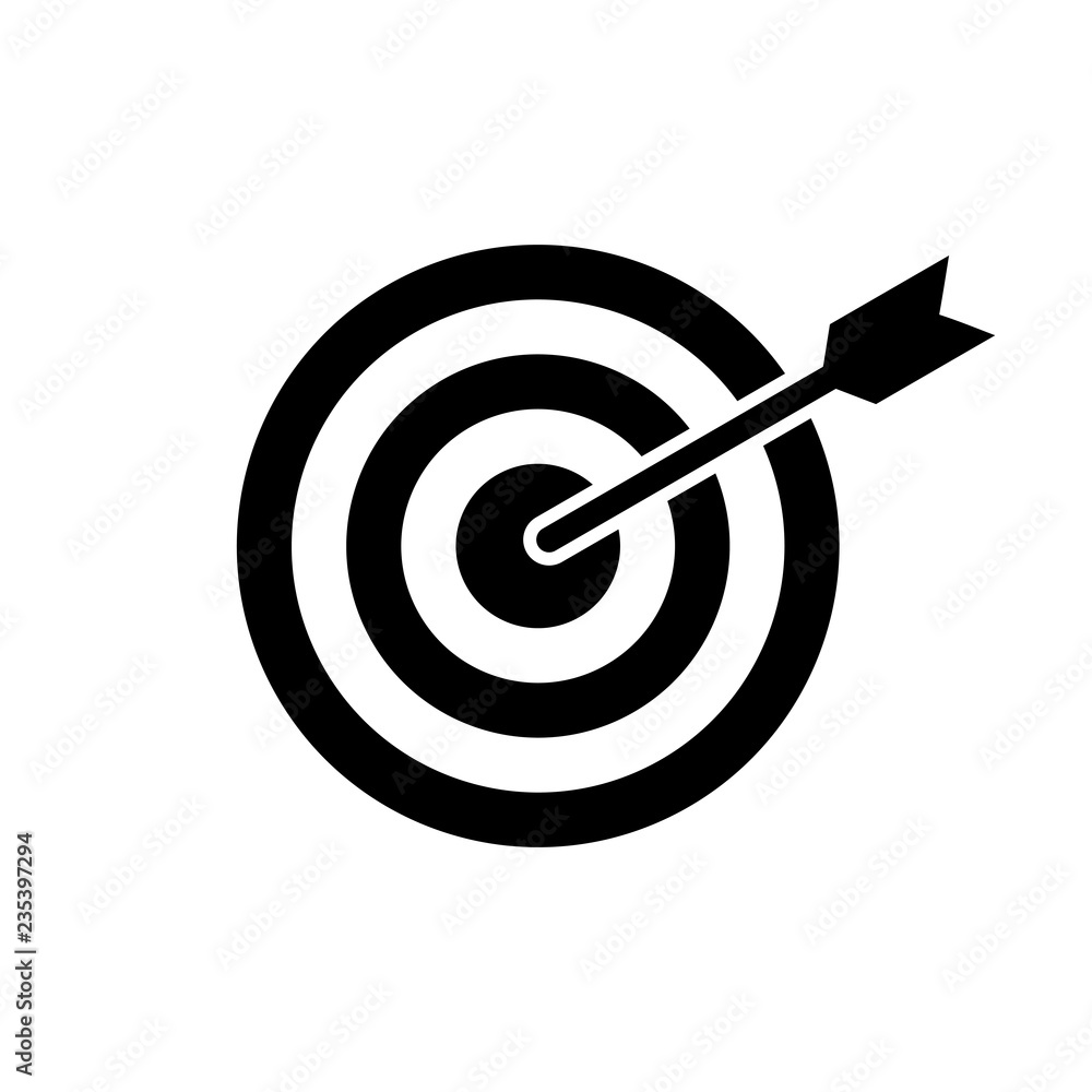 Target Icon vector. Icon marketing target graphic design single icon vector illustration Target Icon vector. Icon marketing target graphic design single icon vector illustration