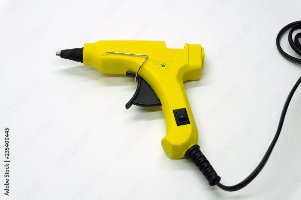 Hot glue gun tool white work appliance, Hot glue gun tool white work appliance,