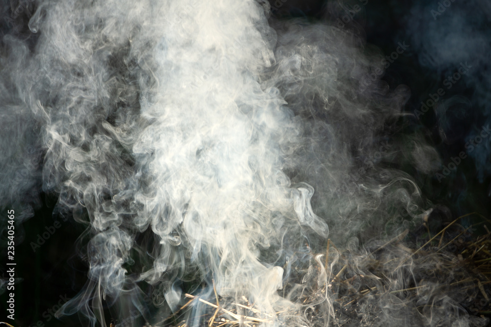 Beautiful white and blue smoke against black backdrop, man and woman shape, motion blur . Beautiful white and blue smoke against black backdrop, man and woman shape, motion blur .