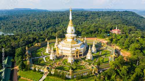 Giant pagoda  Phra Maha Chedi Chai Mongkol Temple, Province Roi Et Thailand, Giant cetiya. © tewin