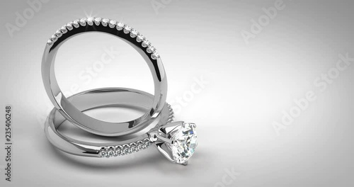 Solitaire Wedding Diamond Rings