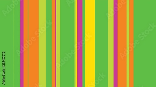 Multicolor Stripes 24 - Pop Colored Shapes Video Background Loop // Animated colorful bars! A multistripe feast for your eyes. Number 22  in the series. photo