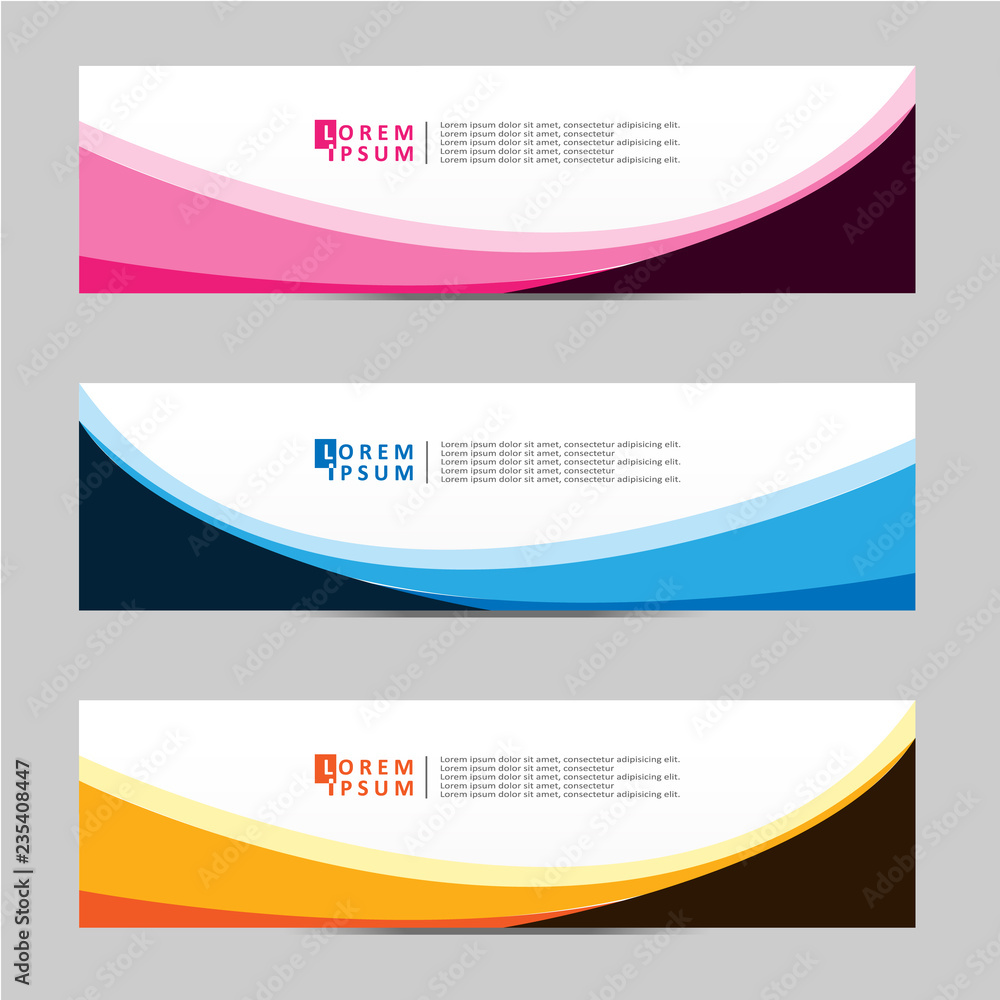 Fototapeta premium Vector abstract geometric design banner web template.