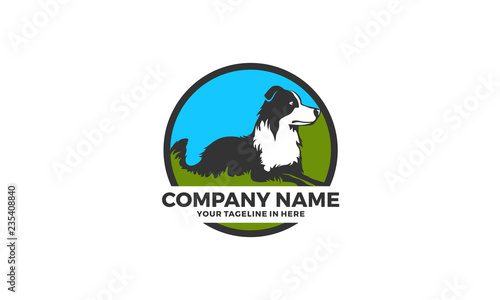 Dog Animal Character Logo Mascot Template