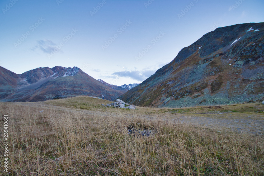 Steppe in den Alpen