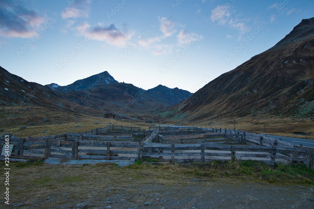 Bestallung in den Alpen