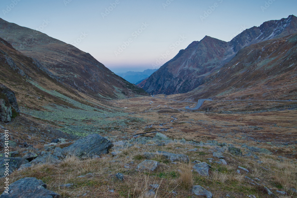 Hochland in den Schweizer Alpen