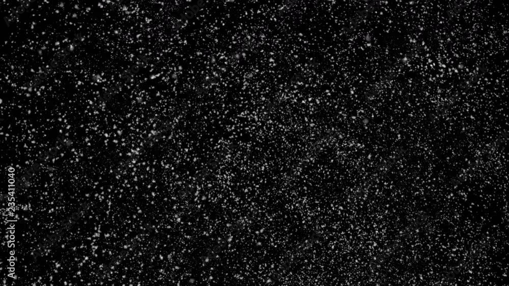 Gently Falling Glittering Snow 4k Detailed Snowfall Video Background