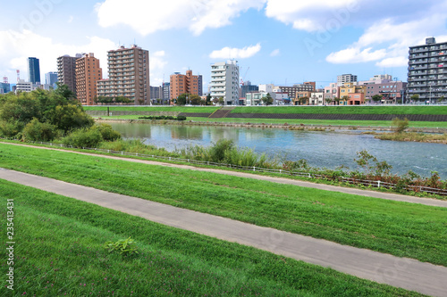 札幌 豊平川 河川敷