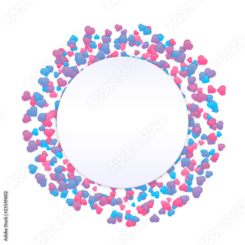 Wallpaper Mural Happy Valentine Day background. Little hearts Torontodigital.ca