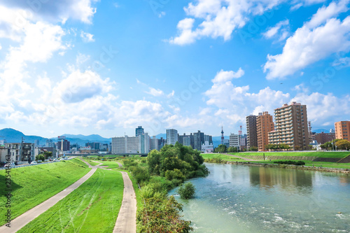 札幌　豊平川　河川敷