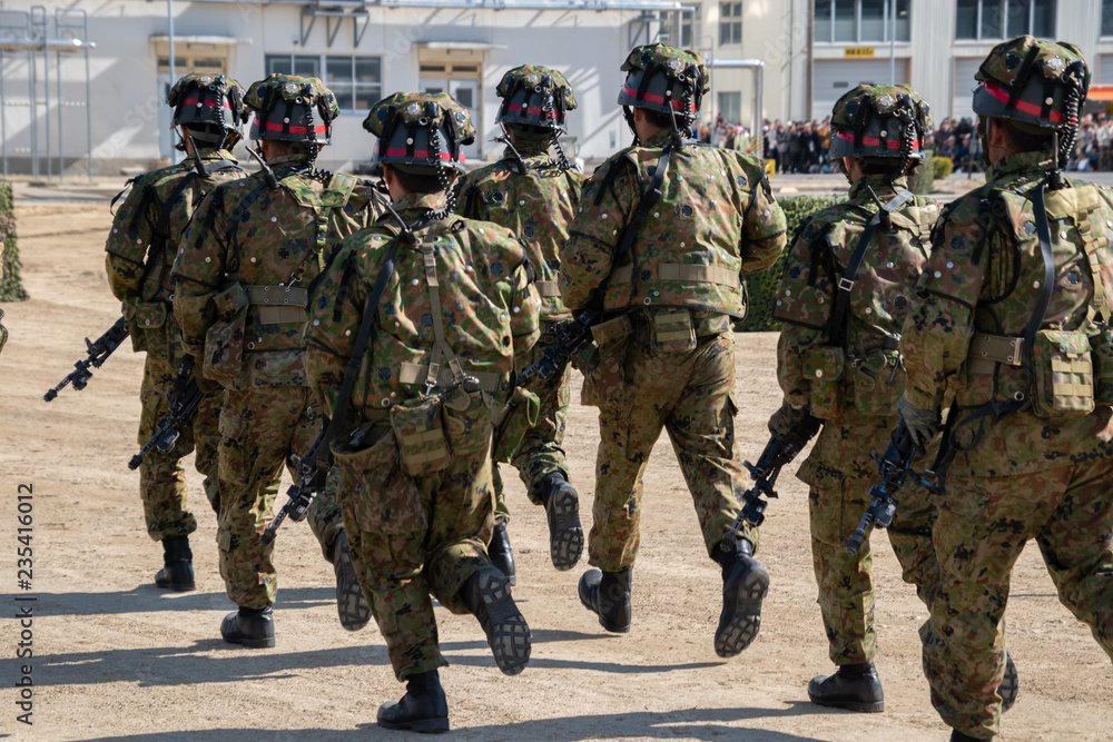 Fototapeta premium 陸上自衛隊の自衛官