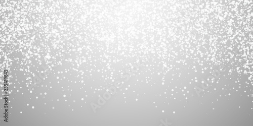 Amazing falling snow Christmas background. Subtle 