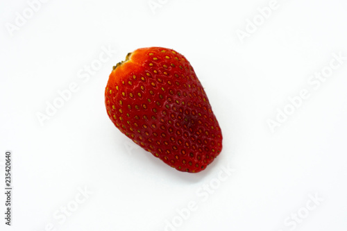 Strawberry isolated on white background.