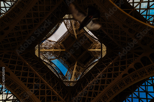 under Eiffel Tower