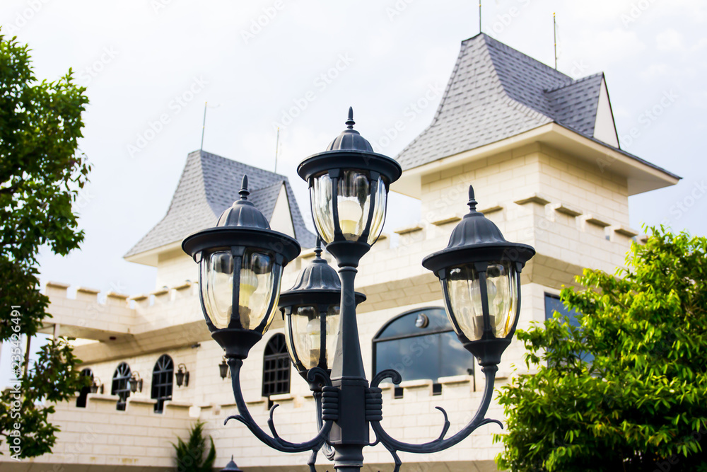 street lamps post