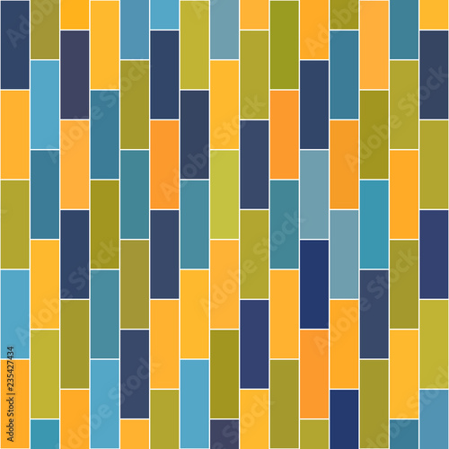 Abstract Colorful Bricks Background