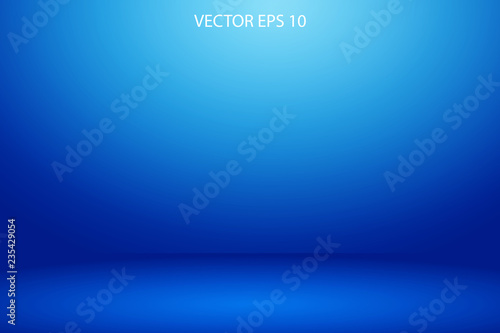 soft blue wall banner and  studio room background