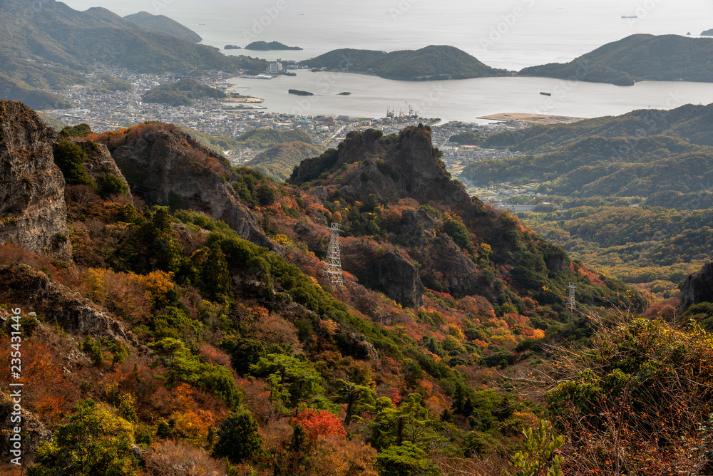 Fototapeta premium 国立公園小豆島・寒霞渓の景観