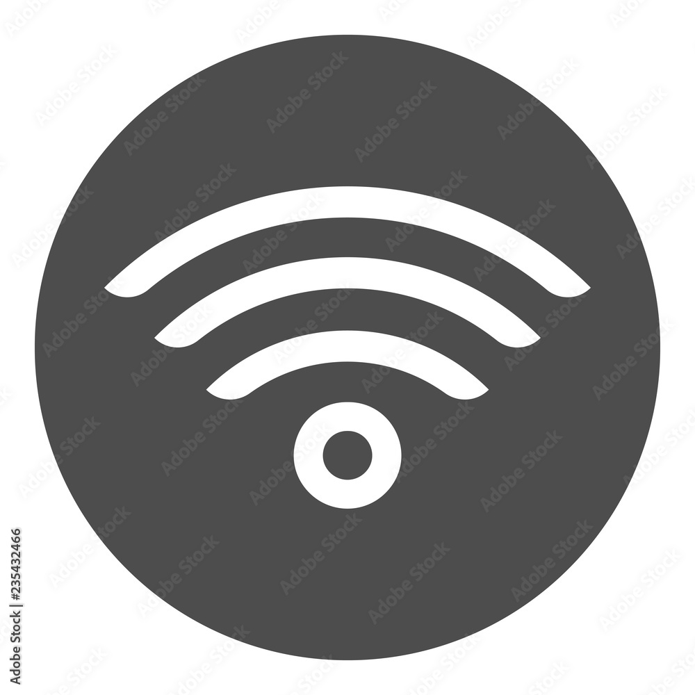 WiFi button. Wireless symbol. Vector. WiFi button. Wireless symbol. Vector.