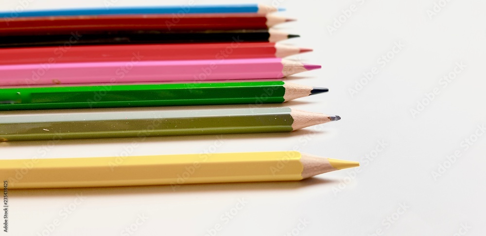 Pencils of various colors Pencils of various colors