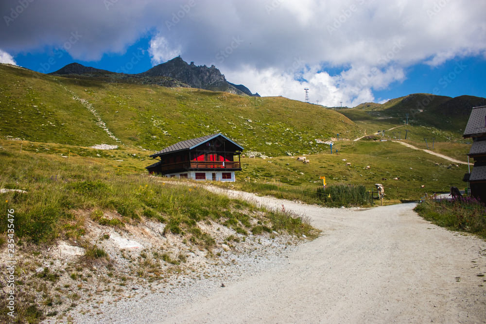 lonley house at swiss alps