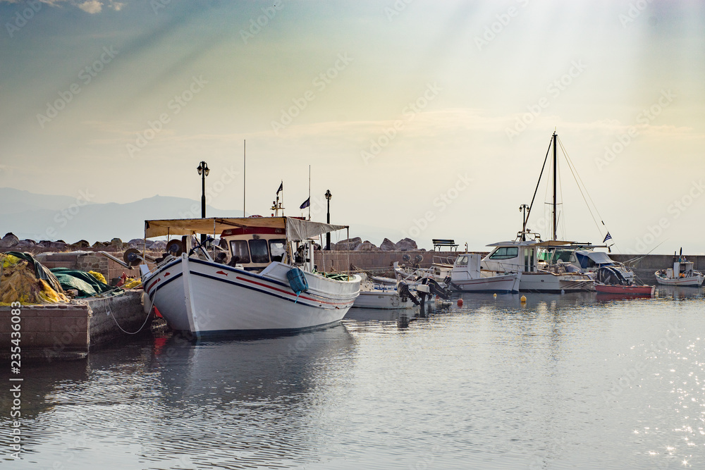 Fototapeta premium Boote im Hafen