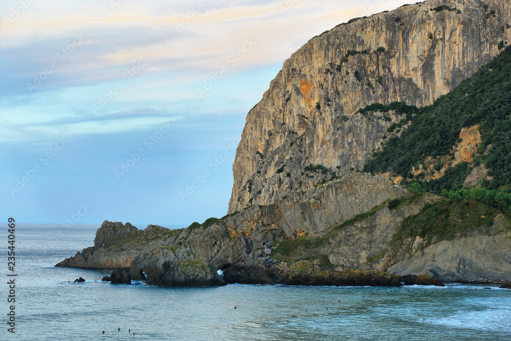 Fototapeta premium sunset in Laga beach